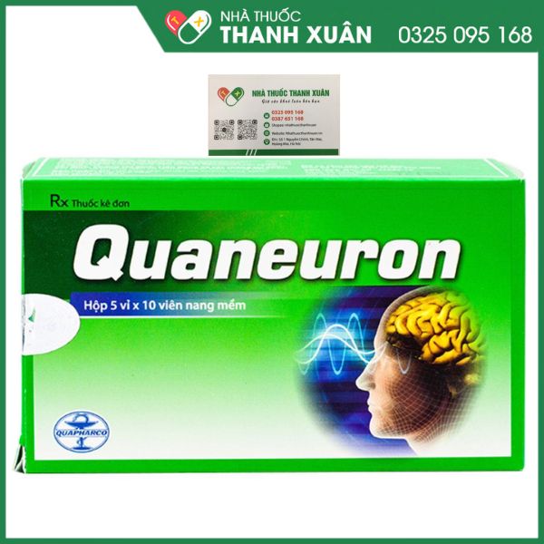 Quaneuron - Dự phòng và điều trị suy giảm trí nhớ, thiểu năng tuần hoàn não